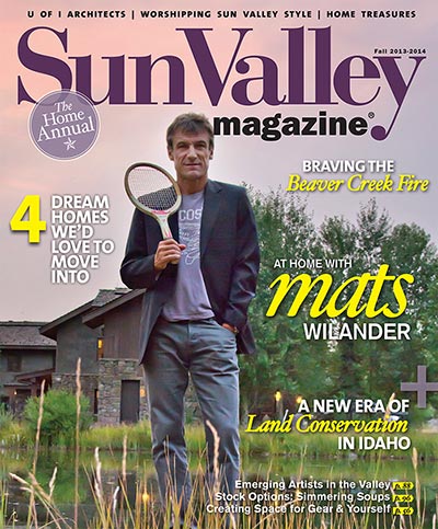 Sun Valley Magazine Mats Wilander Cover