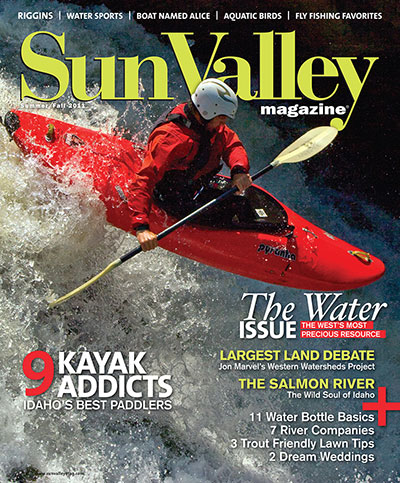 Sun Valley Magazine Kayaker Cover