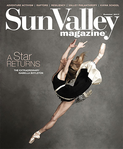 Sun Valley Magazine Ballet Dancer Cover