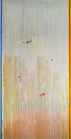 “Sunlight Waterfall,” by Pat Steir