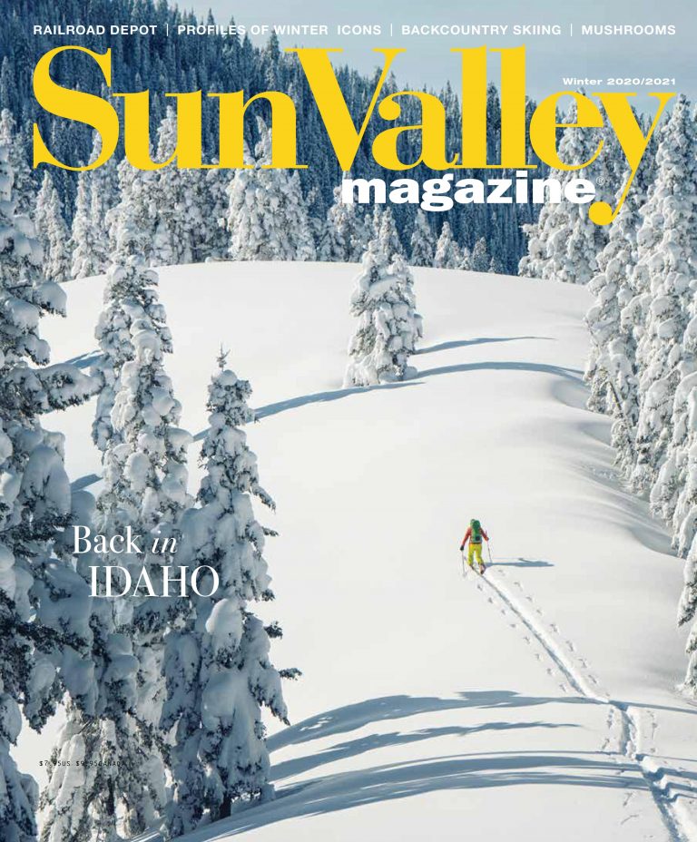 Sun Valley Magazine Winter Ski Mountain Cover