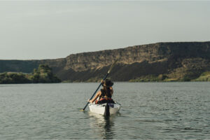 Kayaking Calm Waters in Idaho