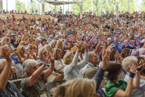 people at the Sun Valley Writer's Conference